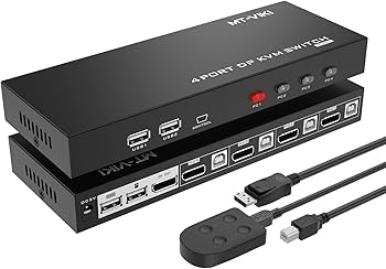 Amazon.co.jp: DisplayPort 切替器 4 ポート、MT-VIKI DP切り替え器4