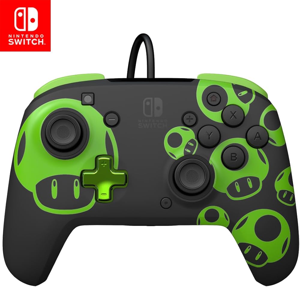 PDP REMATCH Enhanced Wired Nintendo Switch Pro Controller, Switch