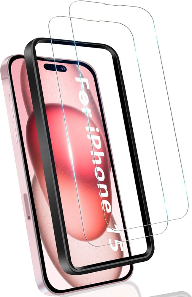 Amazon | iPhone 15 ガラスフィルム iPhone15用 保護フィルム 6.1inch