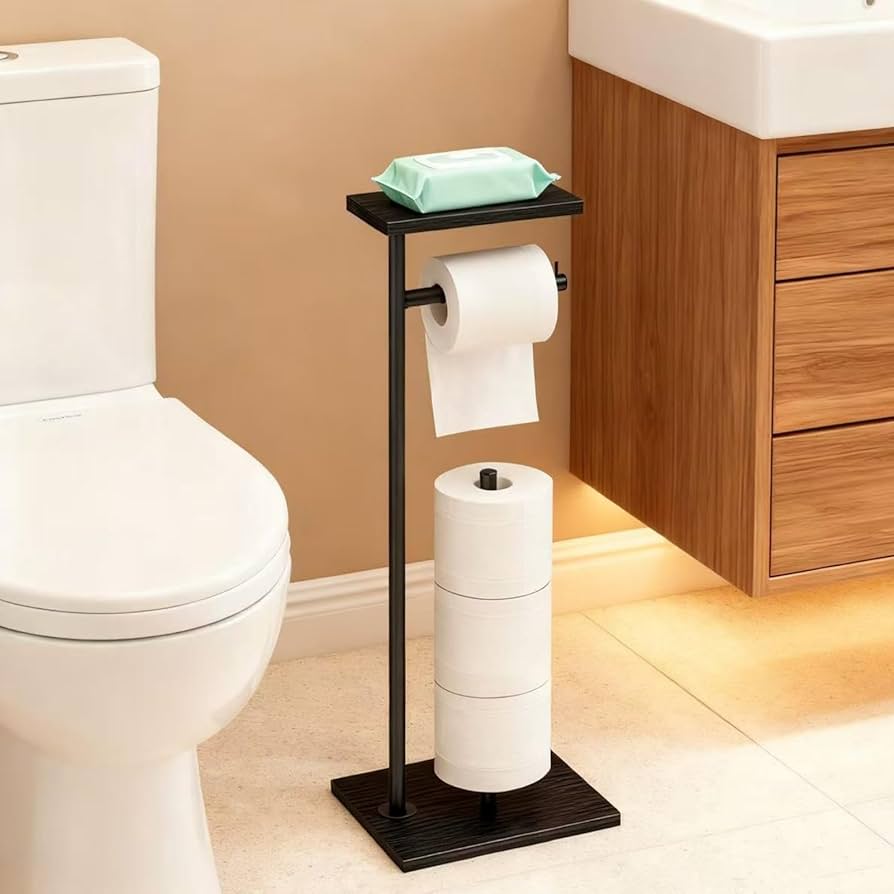 Amazon.co.jp: 自立式トイレットペーパーホルダー トイレットペーパー