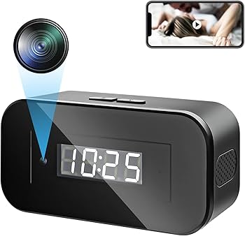 Amazon.co.jp: Wi-Fi 小型カメラ 隠しカメラ スパイカメラ 置き時計型