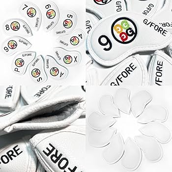 Amazon.co.jp: ジーフォア ゴルフ アイアンカバーセット セットカバー