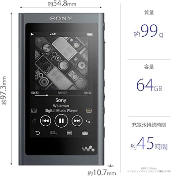 Amazon.co.jp: Sony A Series NW-A50 Walkman : Electronics