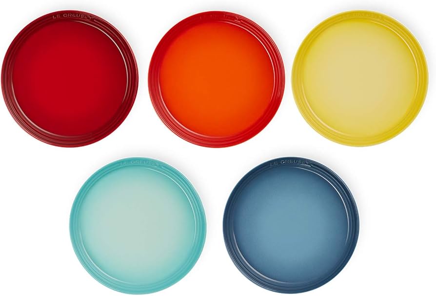 Amazon.co.jp: ル・クルーゼ(Le Creuset) 皿 セットネオ・ラウンド