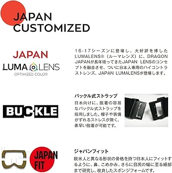 Amazon | DRAGON ドラゴン スノーボード ゴーグル JOSSI WELLS