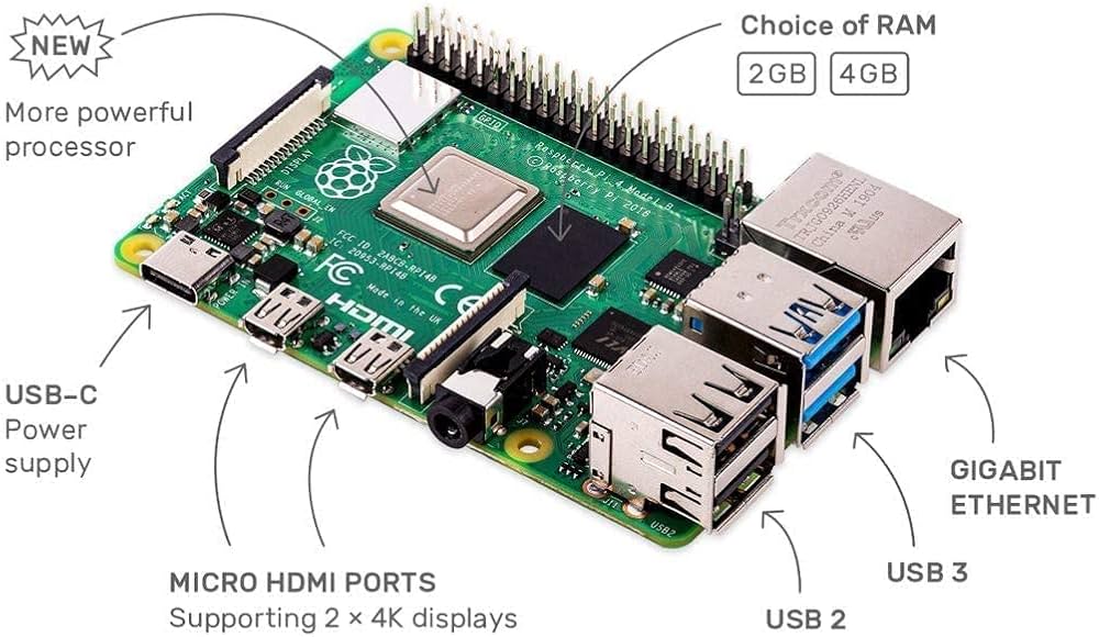 Amazon.co.jp: Raspberry Pi Raspberry Pi4 Model B/8GB RASPBERRYPI4