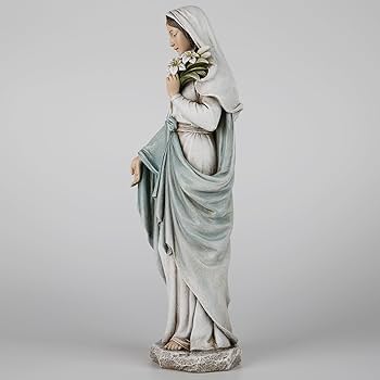 Amazon.co.jp: ブドウ園の彫刻 祝福された母マリア像 - 14インチ