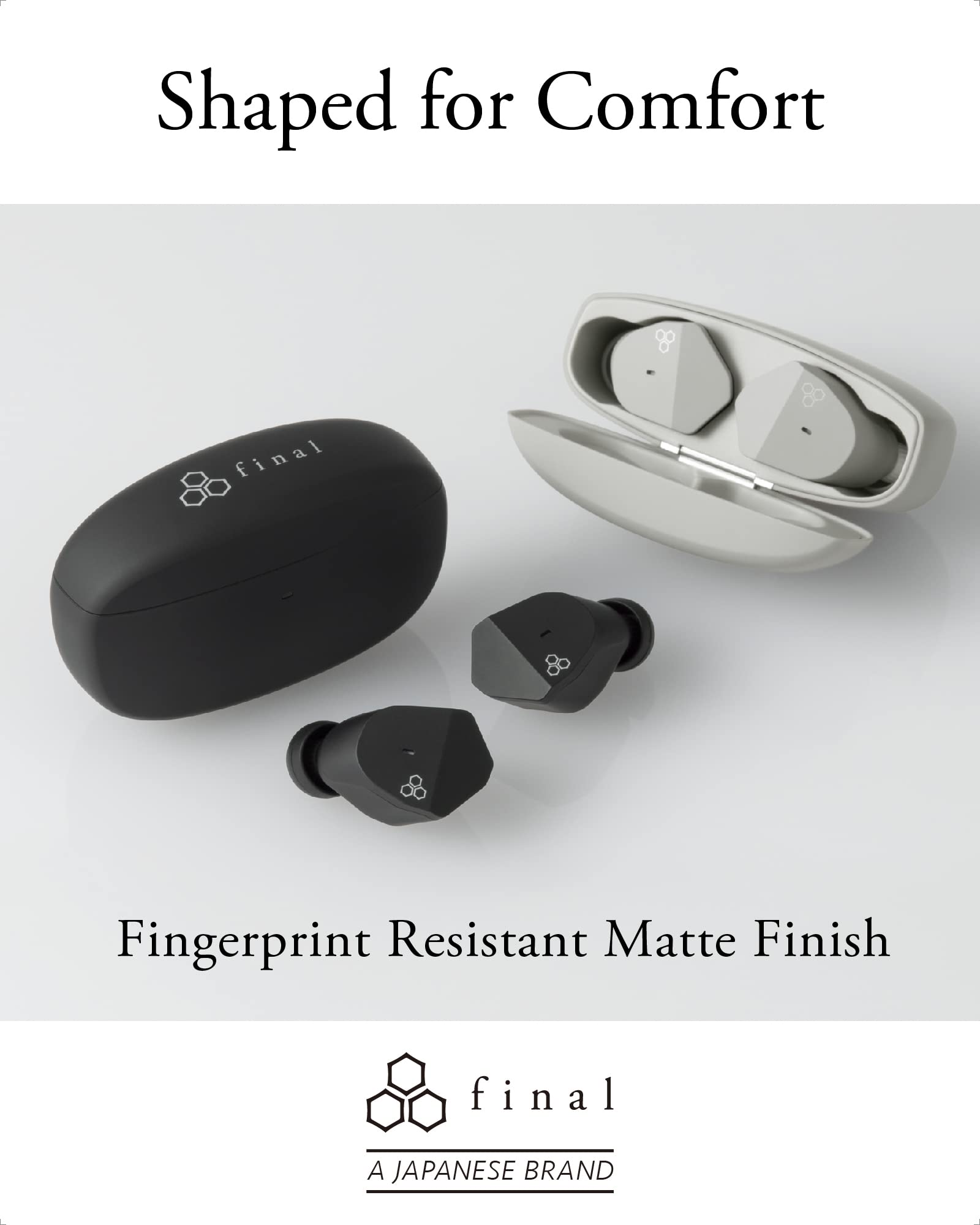 Amazon.co.jp: 【2476】【ASH GRAY】final ZE2000 完全ワイヤレス