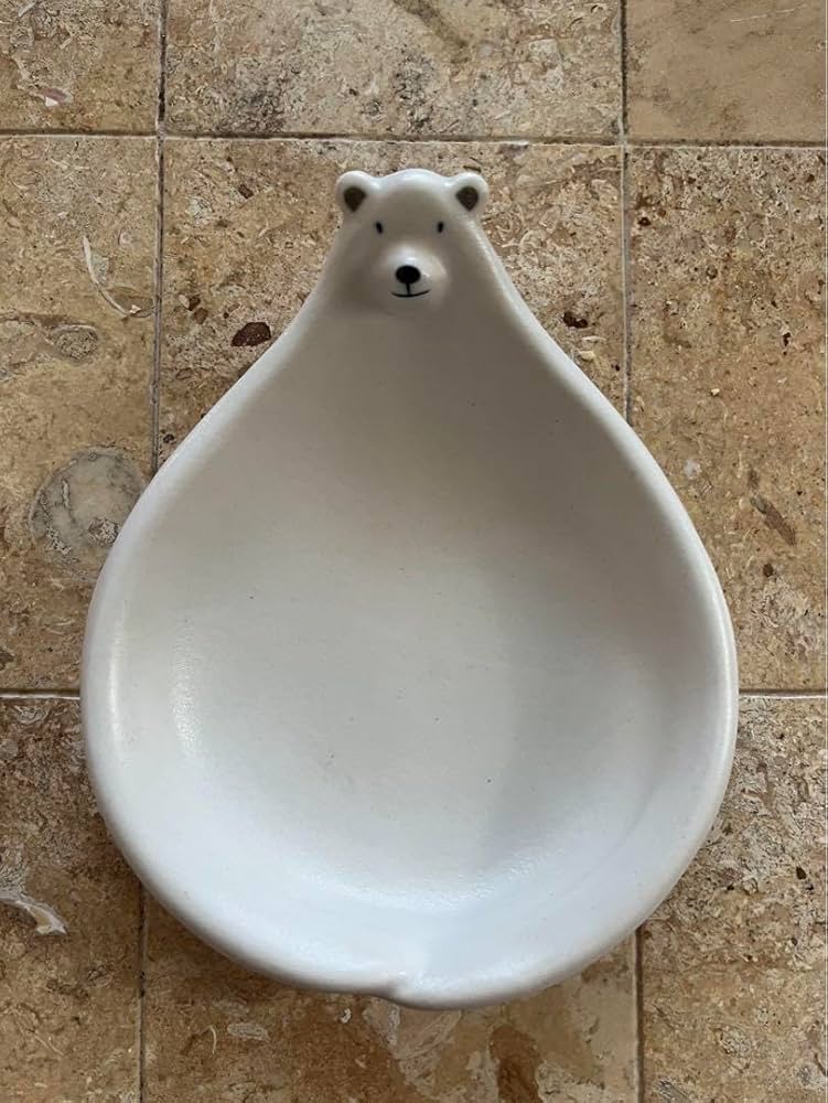 Amazon.co.jp: 小堤晶子 oz.factory くま 笠間焼 : ホーム＆キッチン