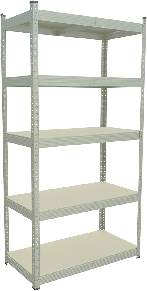 Amazon｜Ezcomp スチールラック メタルラック 幅80×奥行40×高さ160cm