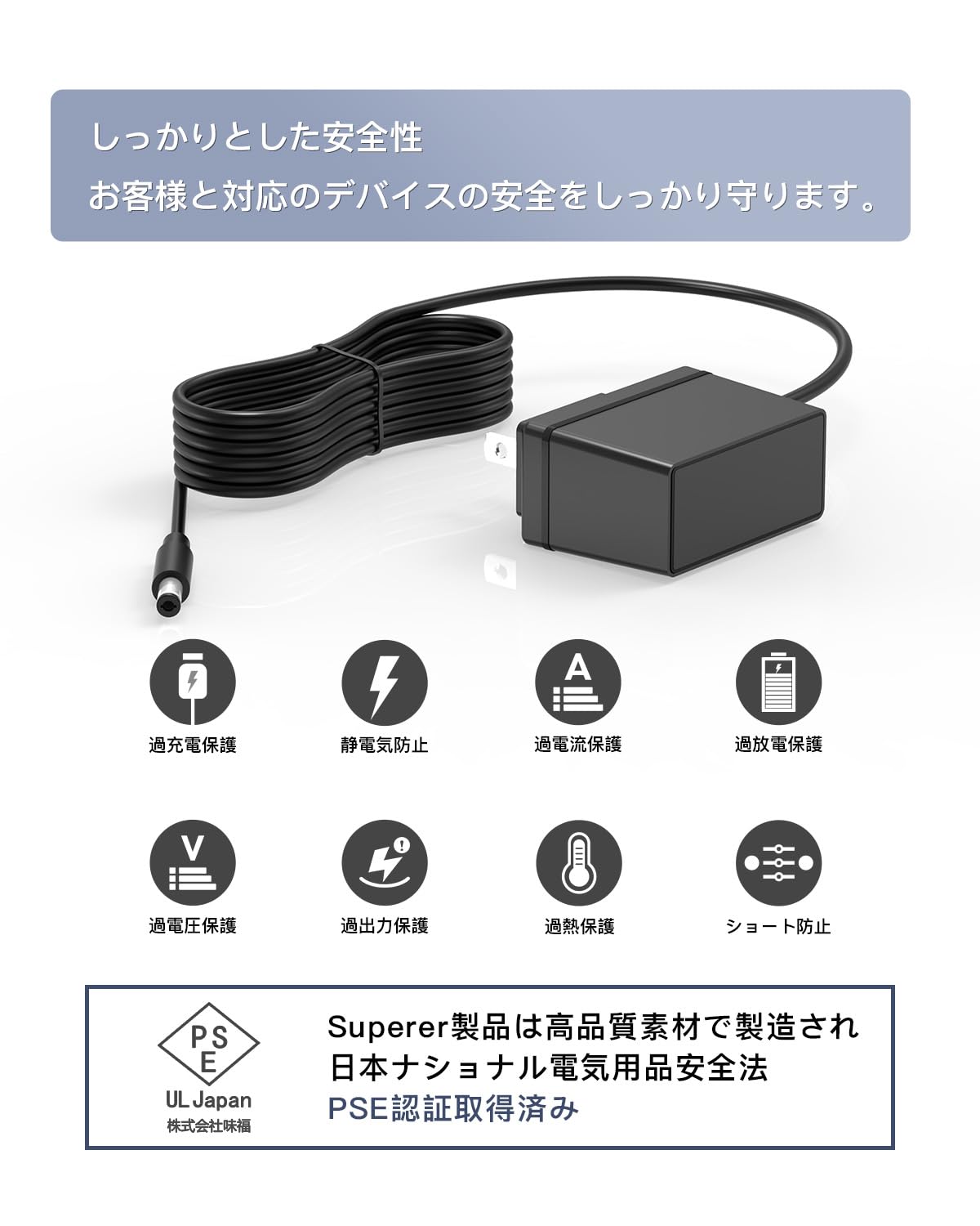 Amazon | 対応Bose SoundLink Miniなどのスピーカー ACアダプター 12V