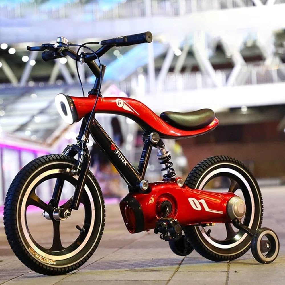 Amazon | 子供用自転車16インチ キッズバイク 補助輪付き バンド