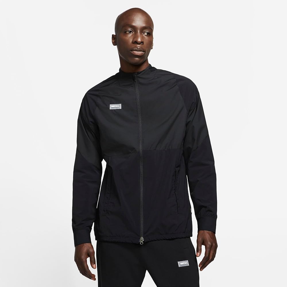 Nike F.C. AWF Men's Woven Soccer Track Jacket (Medium, Black) at