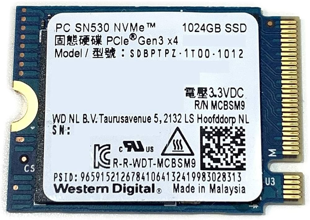 Amazon | Western Digital (ウエスタンデジタル) 1TB SSD PC SN530 M.2