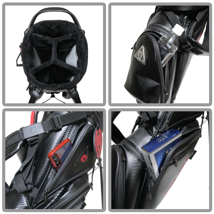 Amazon.co.jp: オムニクス ゴルフ スタンド式 キャディバッグ ゴルフ