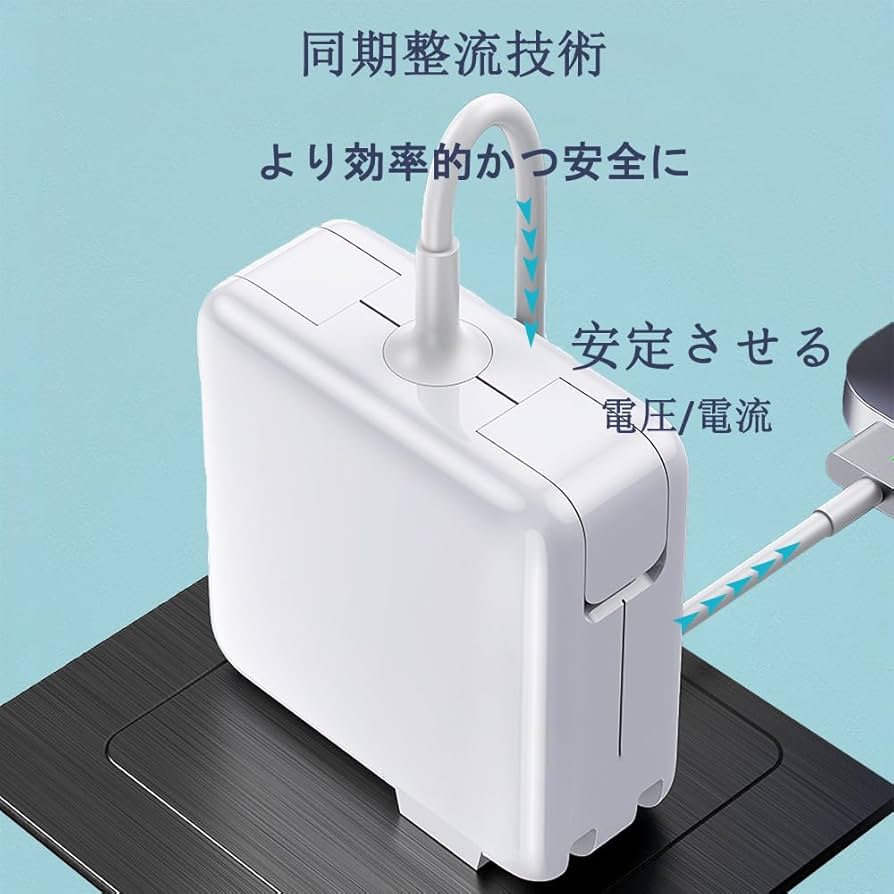 Amazon.co.jp: MacBook Air 充電器【PSE認証】45W Mag 2 T型 電源