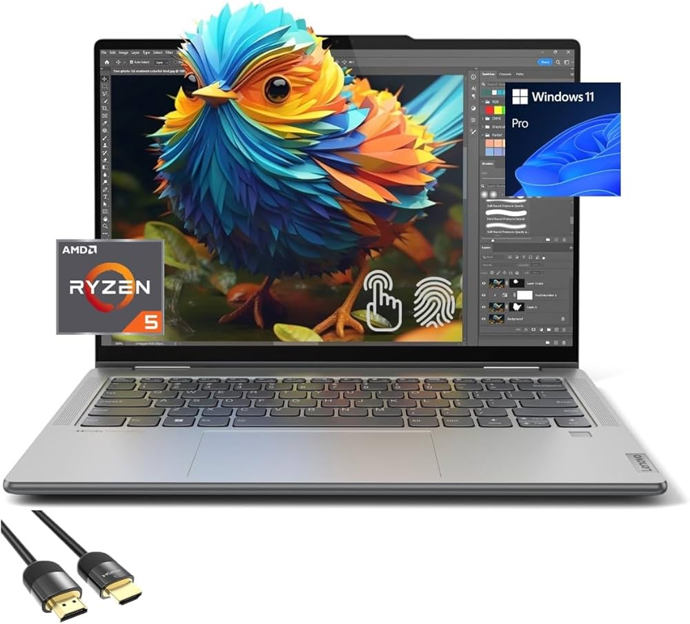 Amazon.co.jp: Lenovo Yoga 7 2-in-1ノートパソコン 14 インチ WUXGA