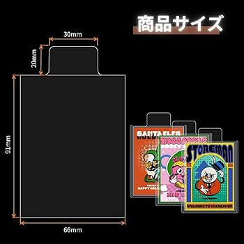 Amazon.co.jp: CARDECT タブ付きカードスリーブ 100枚入り トレカ PSA