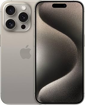 Amazon.com: Apple iPhone 15 Pro Max, 256GB, Natural Titanium for