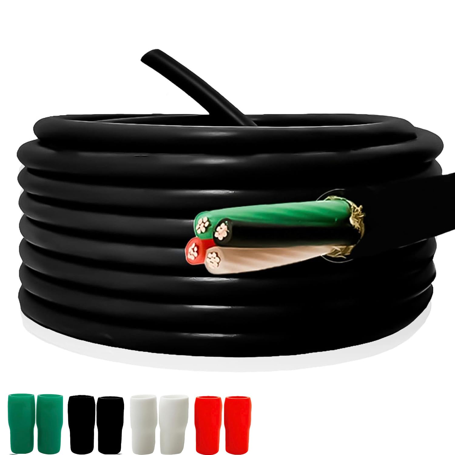 Amazon.co.jp: CVケーブル 5.5sq－4芯 黒色 40m 切り売り40m～90m