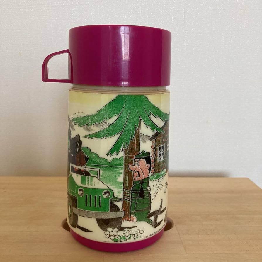 Amazon.co.jp: 超レア YOGI BEAR 水筒 アラジンサーモボトル 昭和