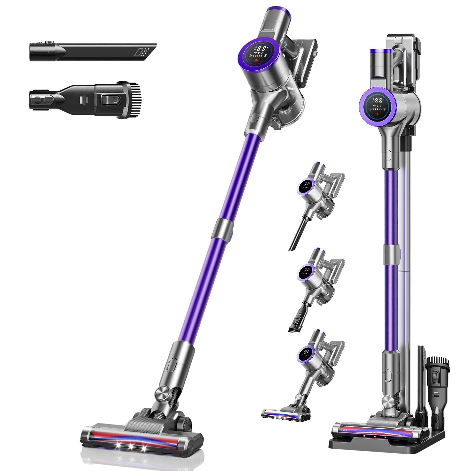 Amazon | 掃除機 コードレス【2026衝撃的デビュー！真120Kpa超強力吸引