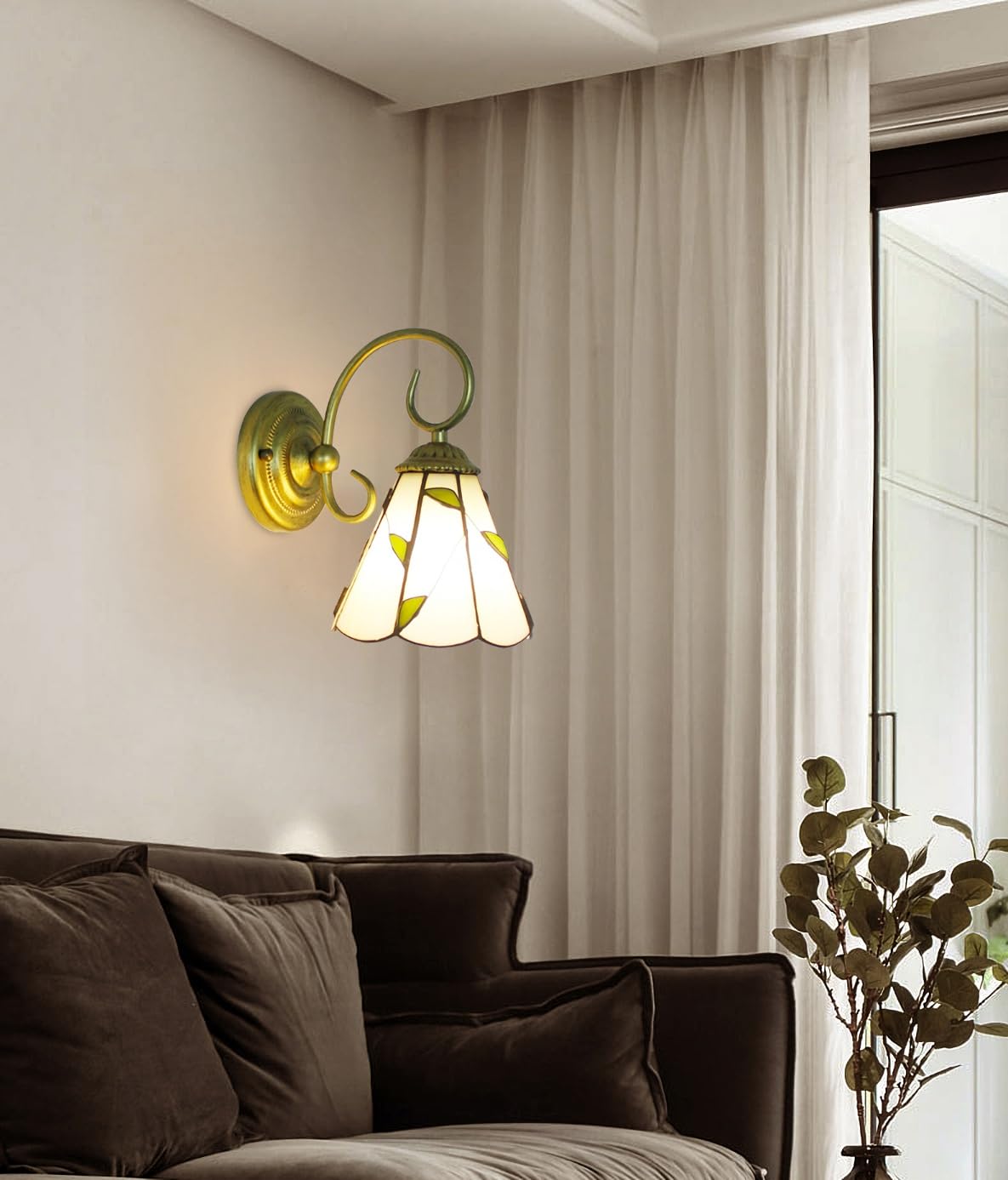 Amazon.co.jp : KY LEE ブラケットライト 照明 おしゃれ ステンド