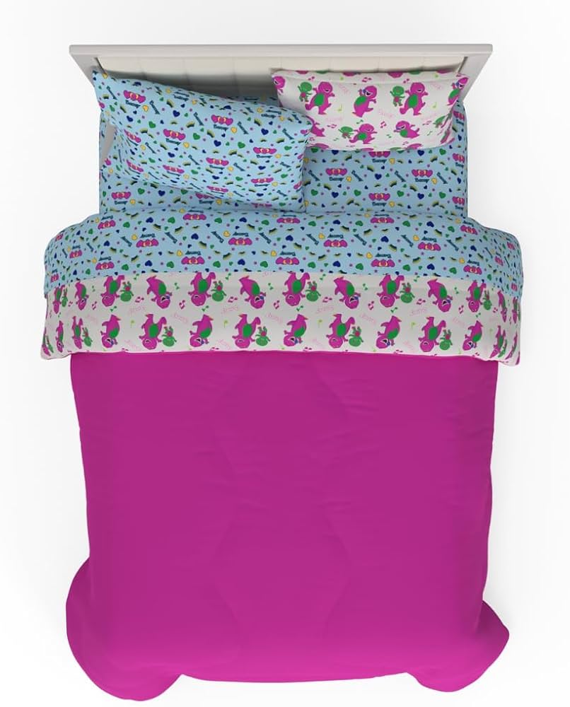Amazon.com: Barney & Friends Bedding 7 Piece Super Soft Reversible