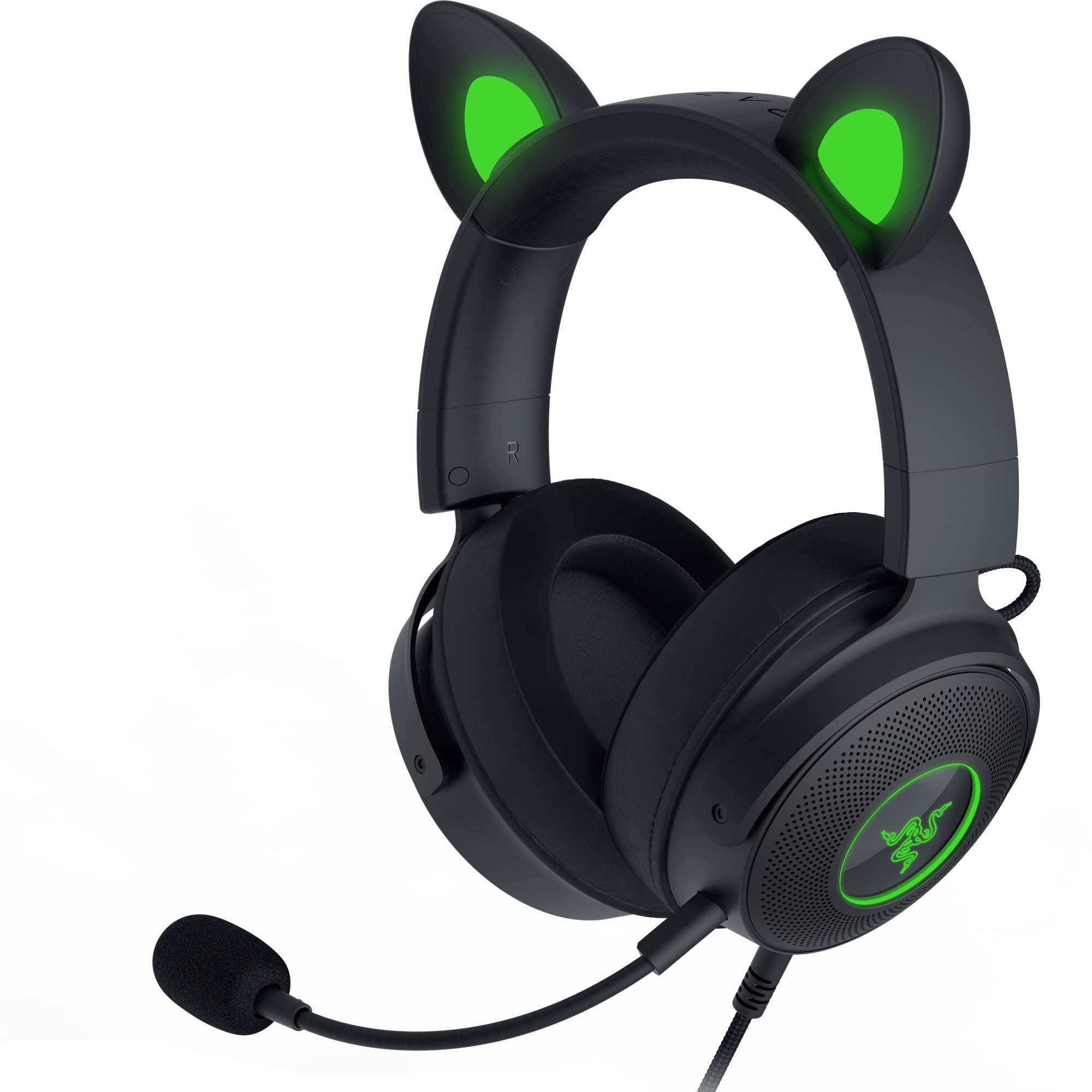 Amazon.co.jp: Razer Kraken Kitty V2 Pro 有線RGBヘッドセット:交換