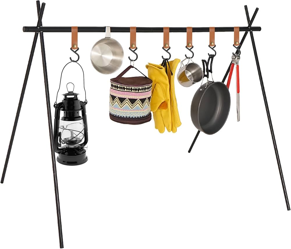 Amazon.co.jp: CHENGMAY ランタンスタンド アウトドア 折りたたみ 棚