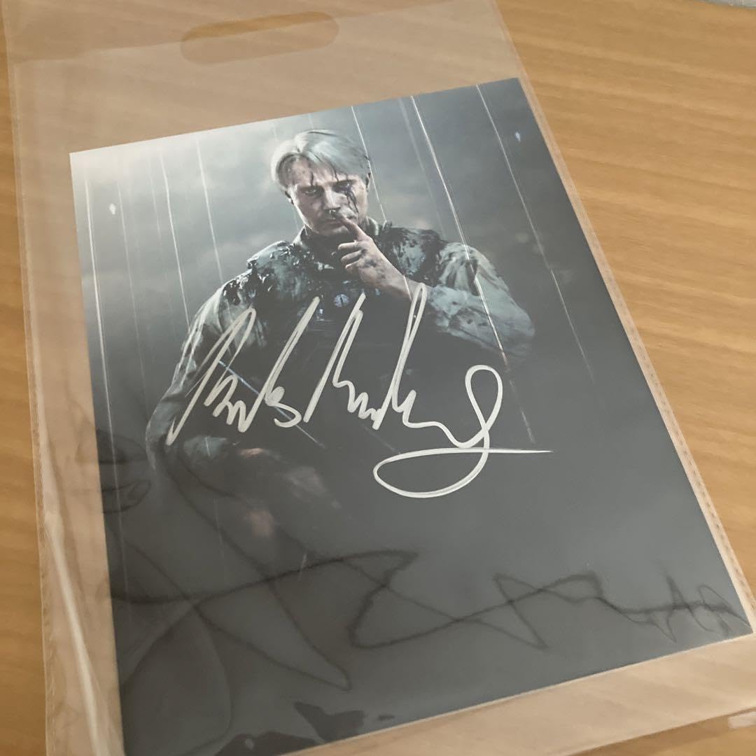 Amazon.co.jp: マッツミケルセン 直筆サイン コミコン2024 デススト