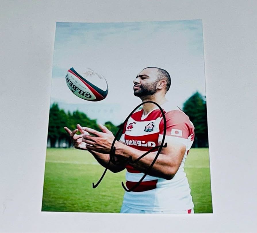 Amazon.co.jp: ラグビー 日本代表 リーチマイケル 直筆サイン 写真