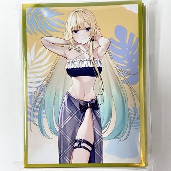 Amazon.co.jp: ぶいすぽっ！ 藍沢エマ 水着 A カードスリーブ : 文房具