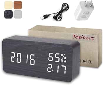 Amazon.co.jp: 「日本語説明書付き」 目覚まし時計 置き時計 デジタル