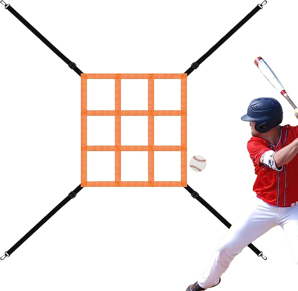 Amazon | 野球練習用ネット ストライクゾーンターゲット 折り畳み式