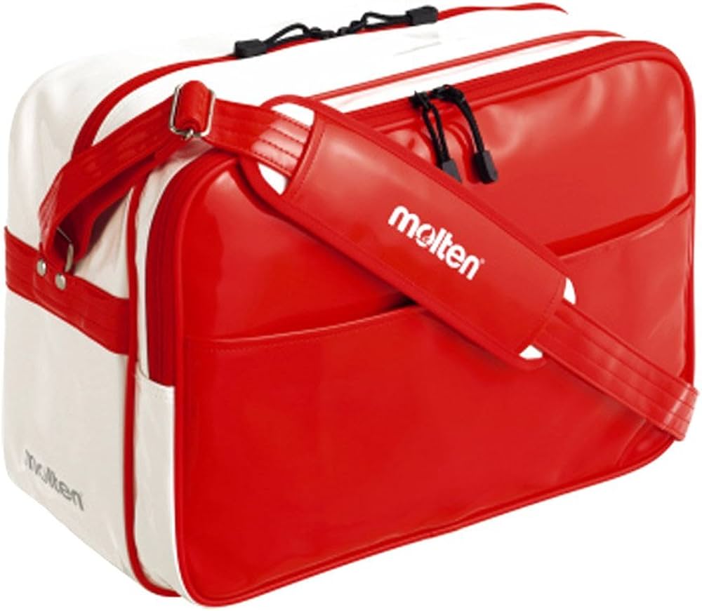 Amazon.co.jp: モルテン(molten) エナメルバッグ KM0074-RW 赤×白 L