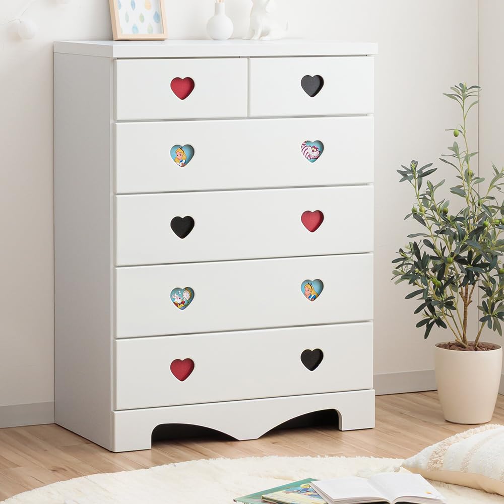 Amazon | アルファタカバ キャラクターチェスト 不思議の国のアリス 幅