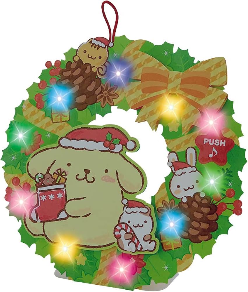 Amazon.co.jp: Sanrio JXPM34-2 SANRIO 476609 Christmas Card, Melody
