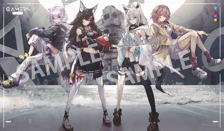 Amazon.co.jp: ゲーマーズ 戌神ころね 猫又おかゆ 大神ミオ 白上フブキ