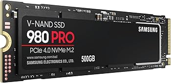 Amazon | SAMSUNG 980 PRO 500GB PCIe 4.0 NVMe M.2 SSD V NAND