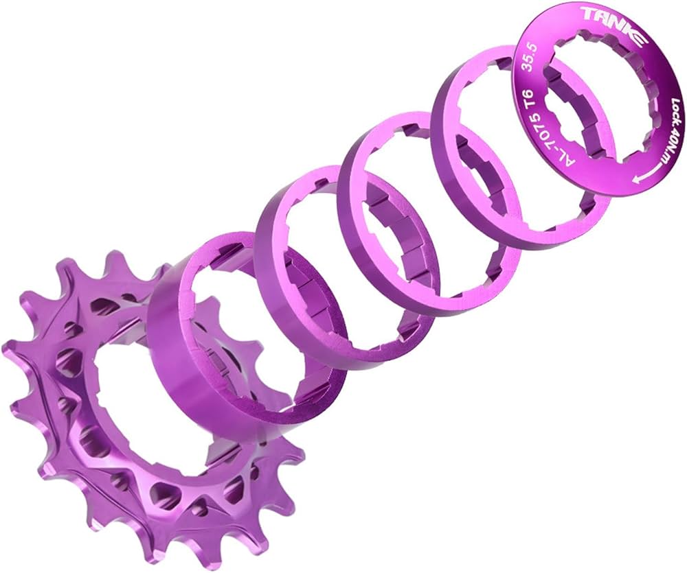 Amazon | CooMeng 15T/16T/18T シングルスピードコグ 変換キット