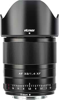 Amazon.com : VILTROX 33mm F1.4 Lens, STM Auto Focus Fixed Focus