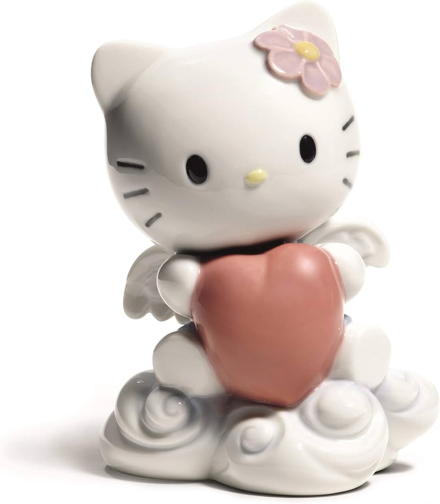 リアドロ陶器HelloKittyハローキティコラボです。 リアドロ陶器