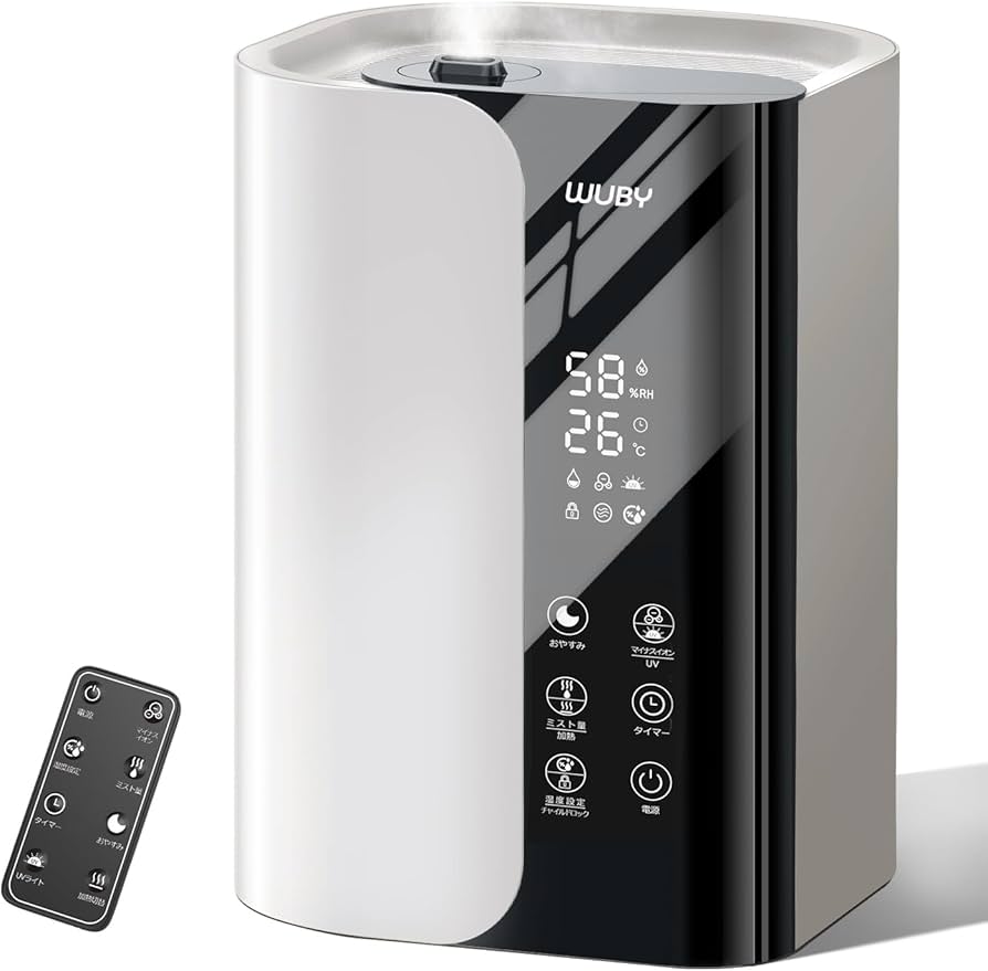 Amazon.co.jp: 加湿器 大容量 6L 【5重除菌浄化 & マイナスイオン