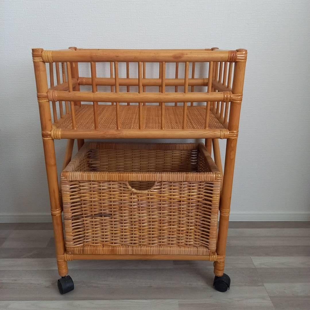 Amazon.co.jp: 籐 ラタン 脱衣かご アンティーク レトロ ラック カゴ