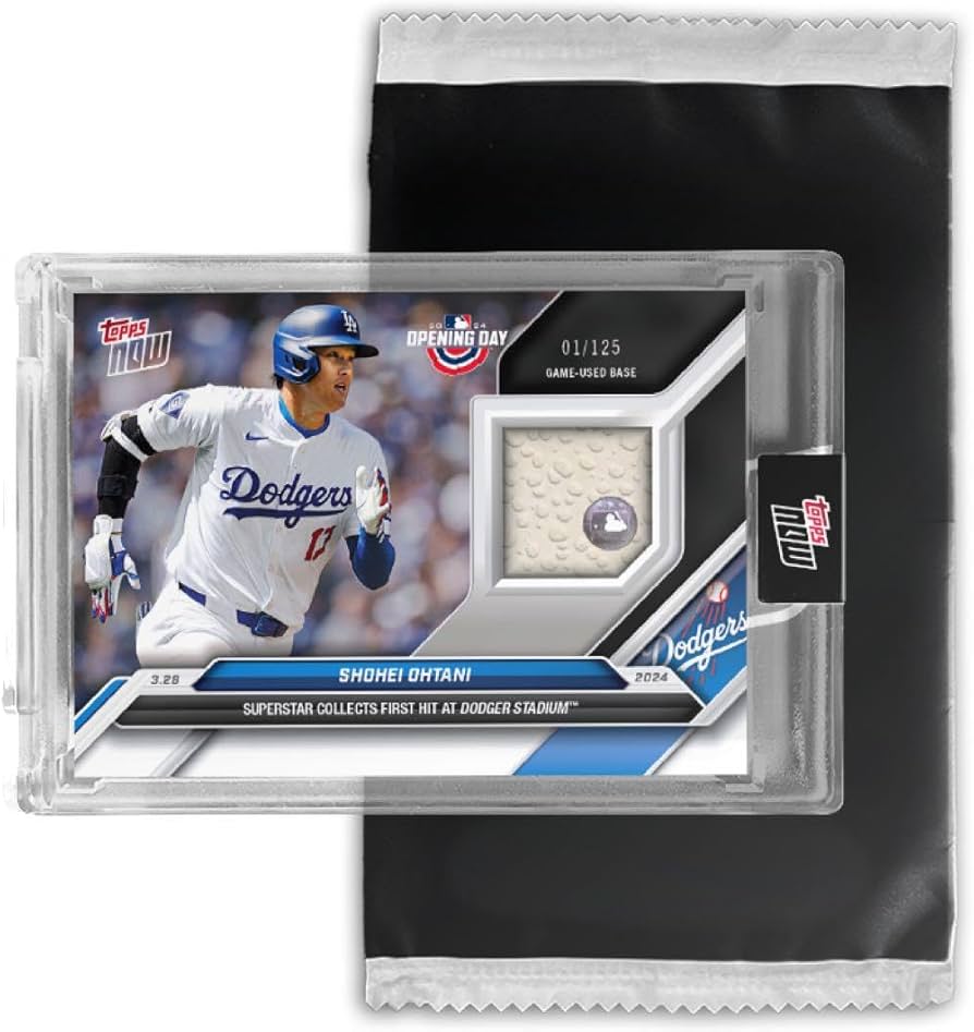 Amazon.co.jp: 2024 Topps Now 大谷翔平開幕戦 レリックベースカード