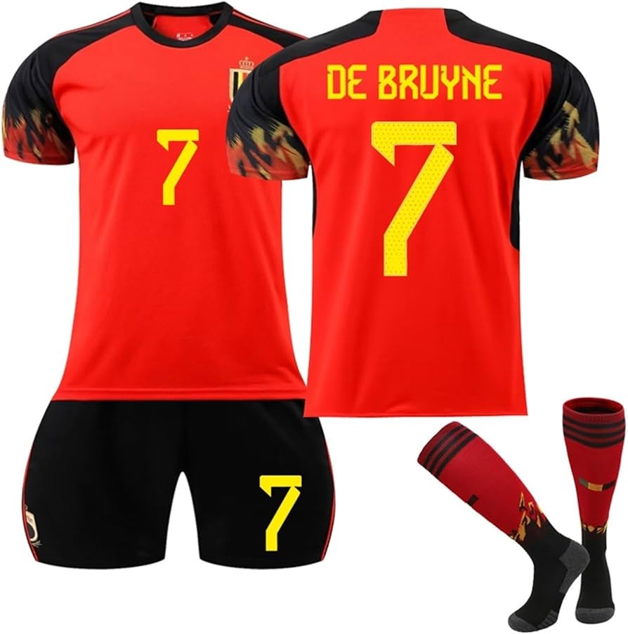 Amazon.co.jp: サッカー ユニフォーム 背番号7 Kevin De Bruyne