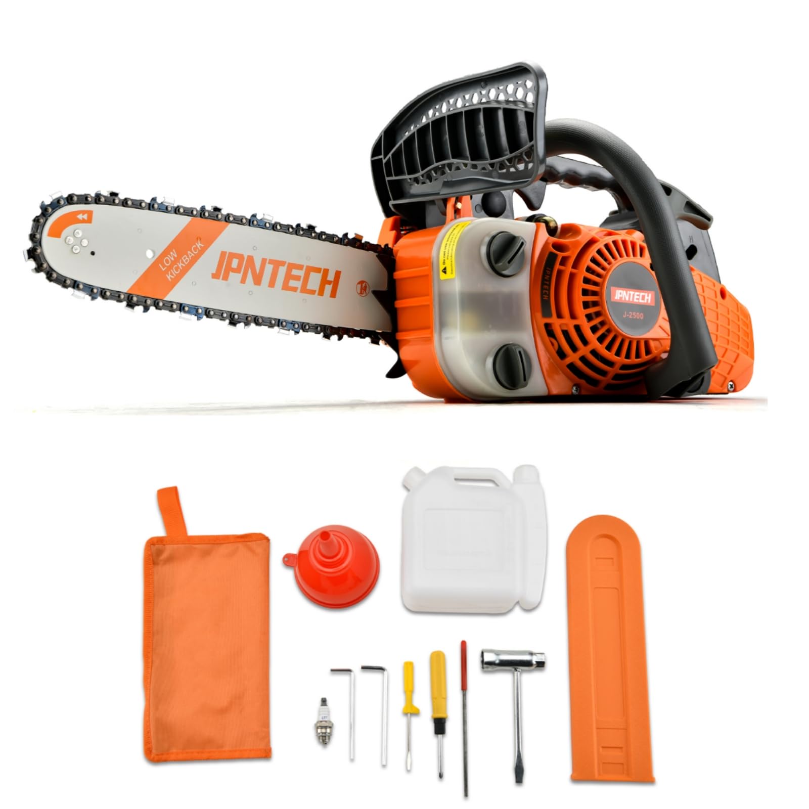 Amazon.com : JPNTECH 25.4cc 2-Cycle Gas Chainsaw 12 Inch Top