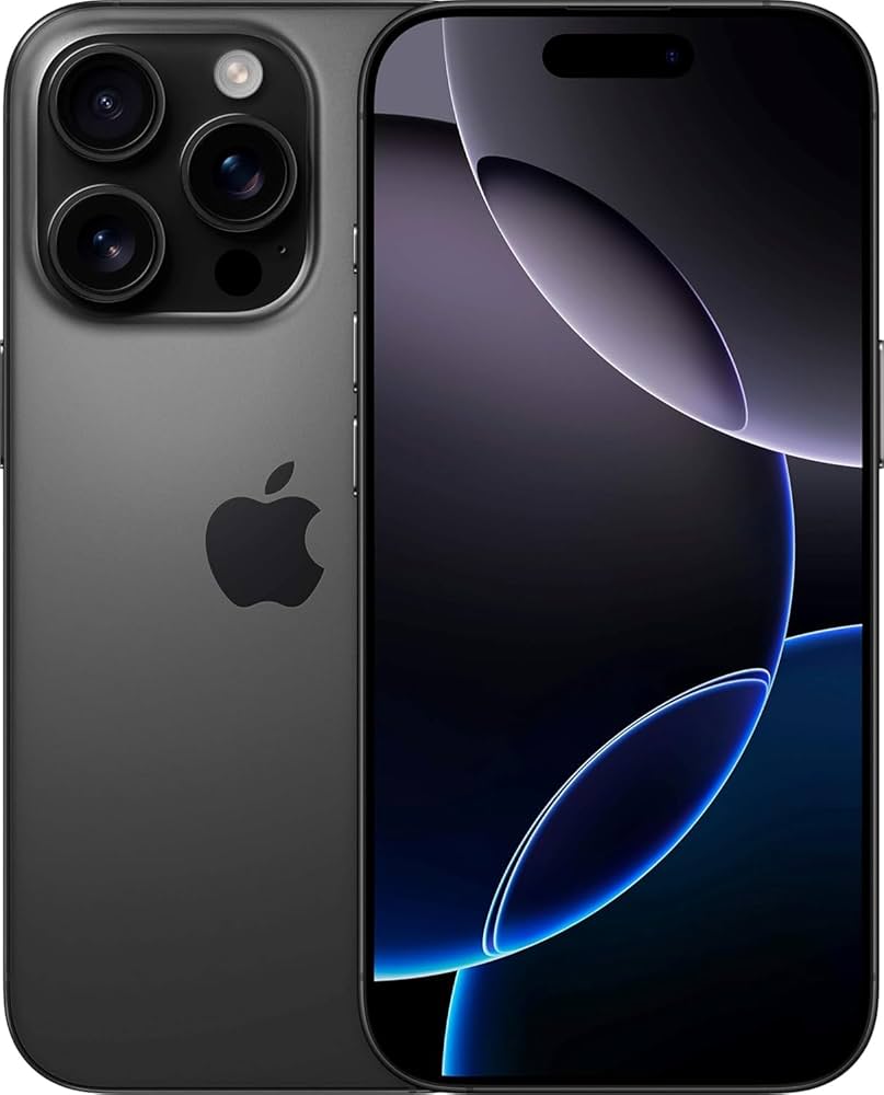 Apple iPhone 16 Pro Max, 256GB, Black Titanium (Renewed) : Amazon