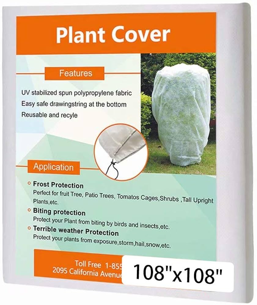 Amazon.com : Agfabric Plant Covers Freeze Protection with Zipper